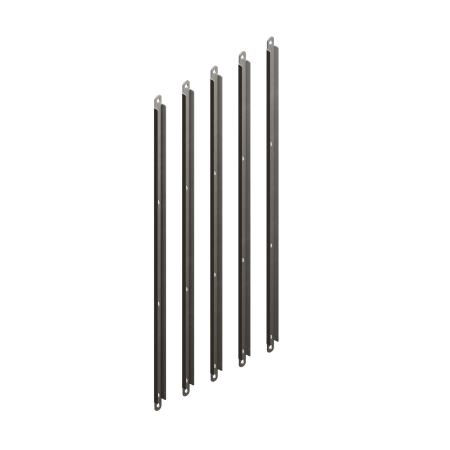 Skyddkorgssats 900 mm 5 st/pkt - 7011 Järngrå (Best.vara)