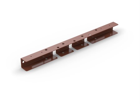 Fäste för takstege 580 mm röd