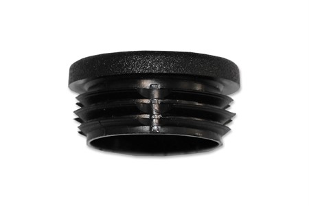Plastlock för 35 mm rör svart