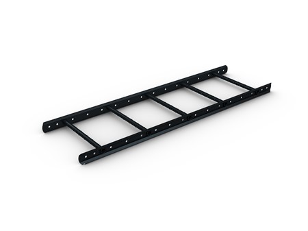 Stege 1500x400 mm grå