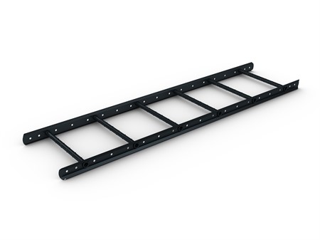 Stege 1800x400 mm grå